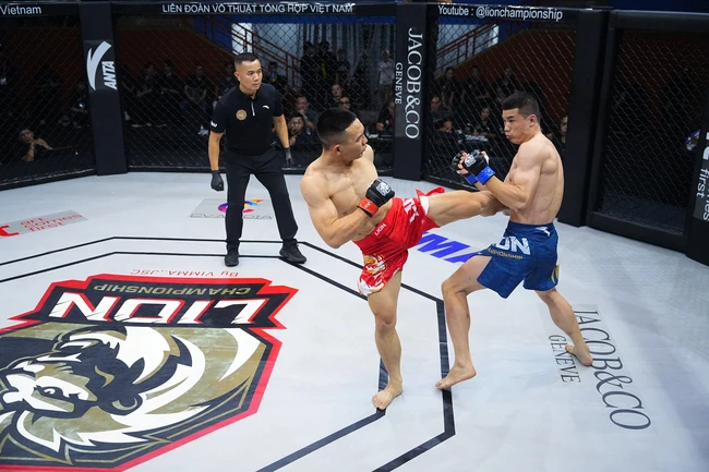 MMA Lion Championship 18: Võ sĩ HCĐ ASIAD 18 giành chiến thắng knock out đối thủ - Ảnh 1.