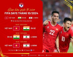 Lịch thi đấu giao lưu quốc tế của đội tuyển Việt Nam dịp FIFA Days tháng 10