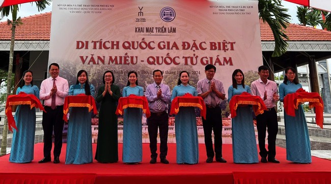 Quảng bá văn hóa “Di tích Quốc gia đặc biệt Văn Miếu - Quốc Tử Giám” tại Cần Thơ - Ảnh 1.